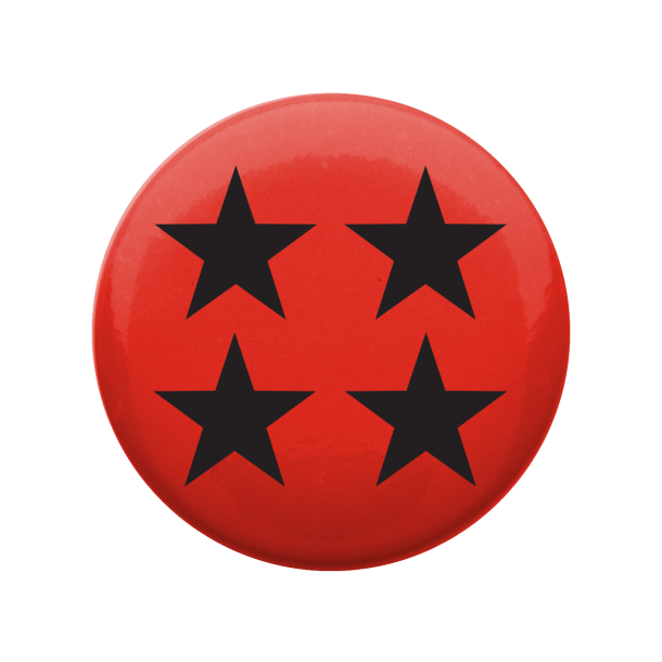 Four Star Button BadgeButton Badges 