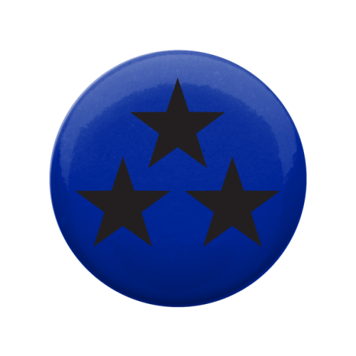 Three Star Button BadgeButton Badges