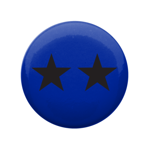 Two Star Button BadgeBadgesButton badges