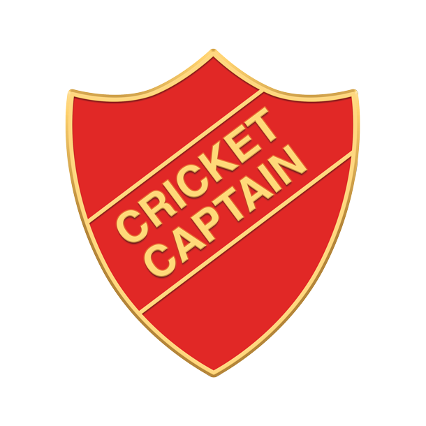 Cricket Captain ShieldBadgesShields 
