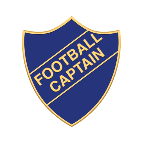 Football Captain ShieldBadgesShields