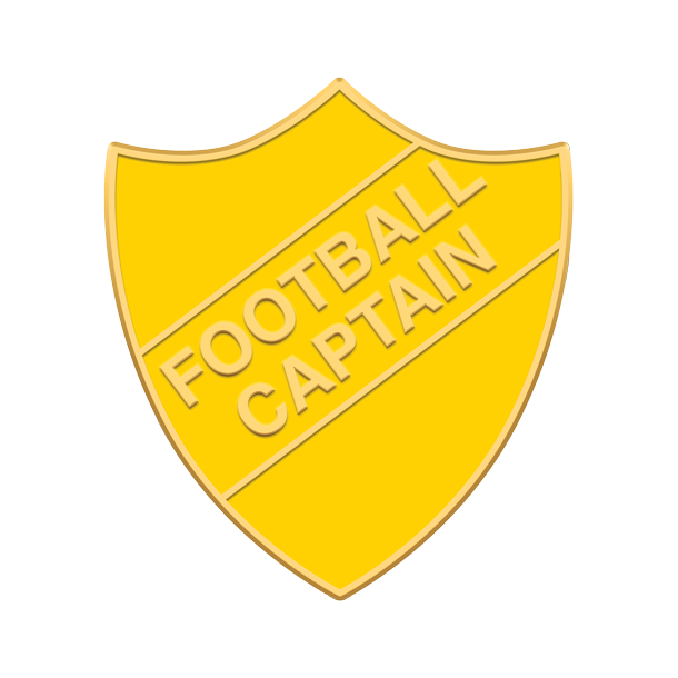Football Captain ShieldBadgesShields