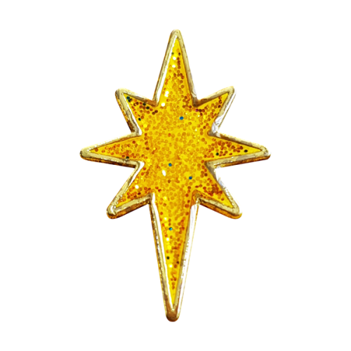 Glitter StarBadgesCharity