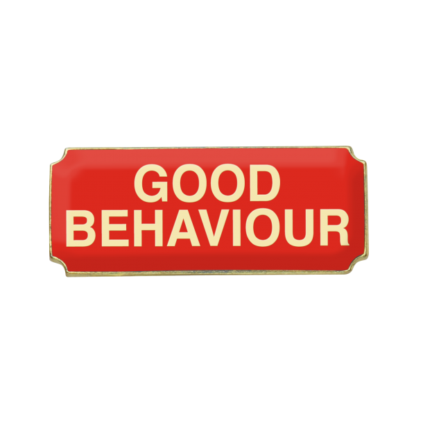 Good BehaviourBadgesLozenges 