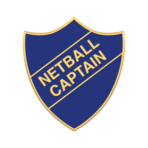 Netball Captain ShieldBadgesShields