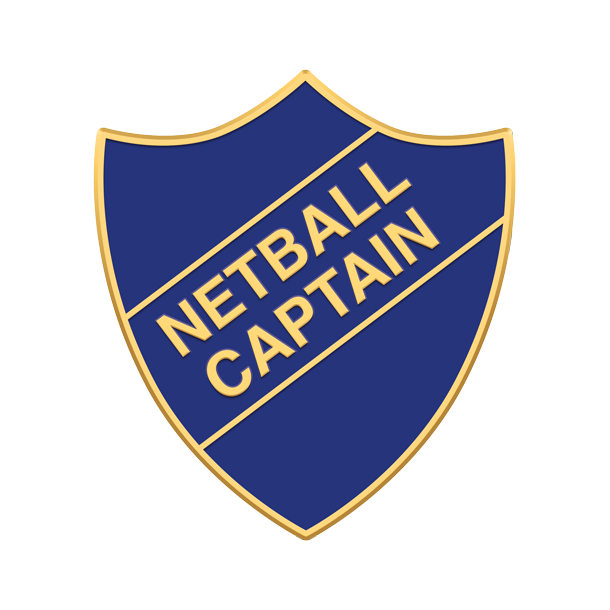Netball Captain ShieldBadgesShields 