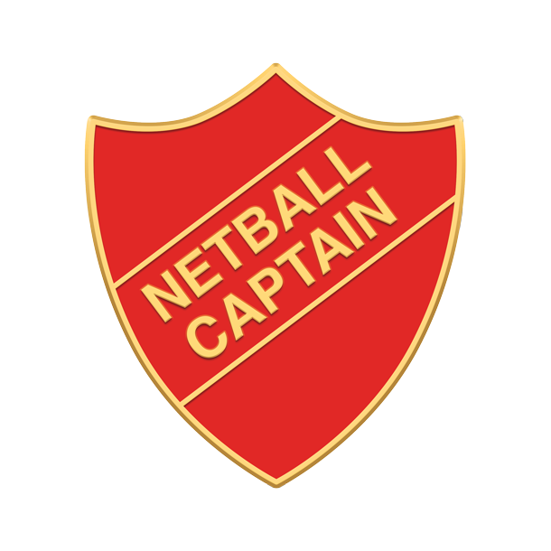 Netball Captain ShieldBadgesShields 