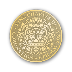 Coronation of Charles III Pin – Raised & Polished